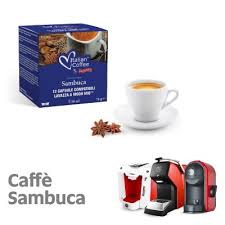 100 CAPS CAFFE' ALLA SAMBUCA COMPATIBILE LAVAZZA A MODO MIO
